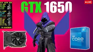 Core i5 12400F + GTX 1650 4GB Gddr6 Live FPS Test | Valorant With Gtx 1650 i5 12th Gen Benchmarks !!