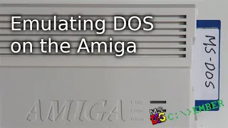 MS-DOS on the Amiga #DOScember