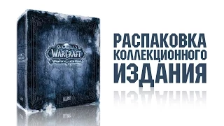 Распаковка World of Warcraft Wrath of the Lich King Коллекционное издание