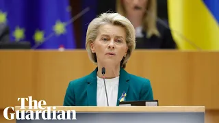 Von der Leyen pledges €1bn to Ukraine in passionate address: 'We are united'