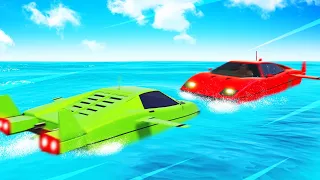 Face To Face On WATER = INSANE! (GTA 5)