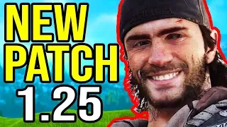DAYS GONE - New Patch Update 1.25 (NEW CHALLENGE FIXES)