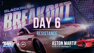 NFS:No Limits | Aston Martin V12 Vantage S (Blackridge Breakout - Day 6 | Resistance) - SE Guide