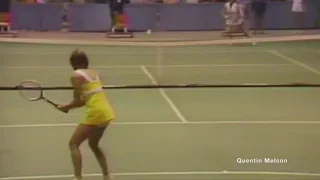 Chris Evert Defeats Margaret Court at the Virginia Slims of Hollywood to Win Championship (1/17/77)