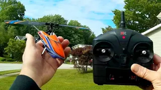 XK K127 Eagle 4 Channel Stabilized RC Helicopter Flight Test Review