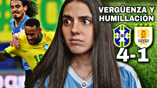 URUGUAY vs BRASIL | Reacción de HINCHA URUGUAYA *re caliente* | Eliminatorias Qatar 2022