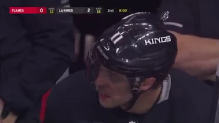 Anze Kopitar goal. Calgary Flames vs Los Angeles Kings 3/26/2018