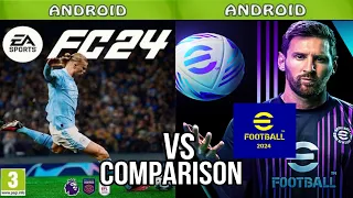 EA FC 24 VS efootball 2024 Android
