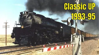 Classic Union Pacific of the West 1993-1995, UP Steam no. 3985, E9 SD40-2 C30-7 C40-8 C40-8W SD60M