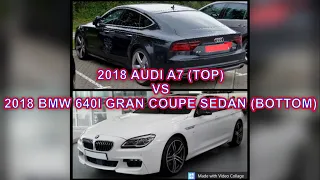 2018 Audi A7 vs 2018 BMW 640i Gran Coupe - Comparison on Paper
