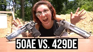 50AE vs 429DE - Desert Eagles at 10,000 FPS Slow Mo!