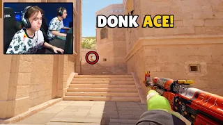 DONK Gets an Amazing Ace! BYMAS 1vs5 Ace Clutch! CS2 Highlights