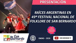 Ballet Raíces Argentinas en 49º Festival Nacional del Folklore de San Bernardo Chile