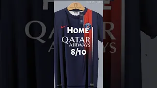 Rating PSG's leaked 23/24 kits #football #viral #shorts