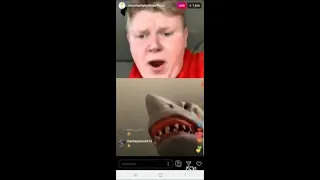 Bill Jensen vs Shark Puppet