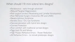 msd™ mini scleral lens Part 1-Introduction: presented by Dr. Stephen P. Byrnes, O.D.