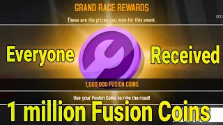 1 million FC For Everyone! 😱 | Got 1 million FC By Just Participating the Grand Race Event Asphalt 8