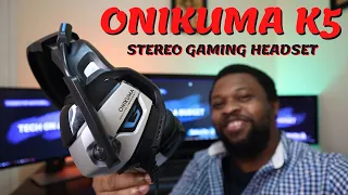 ONIKUMA K5. Stereo gaming headset for PC, PS4, XBOX ONE.