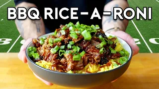 Super Bowl Fusion: Kansas City BBQ Meets San Francisco Rice-a-Roni