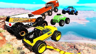Monster Trucks Mud Battle #3 - Beamng drive