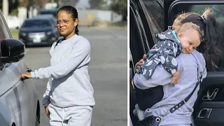 Pregnant Christina Milian Enjoys Mommy Time With Her Children