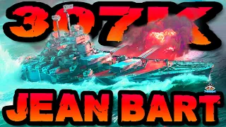 Jean Bart T9 drückt 307K DMG *BÄÄLÄÄNCE* "300K Club" ⚓️ in World of Warships 🚢 #worldofwarships