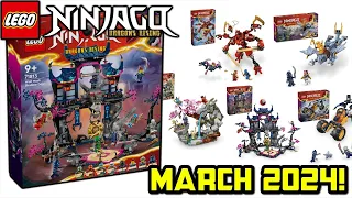 LEGO Ninjago March 2024 Sets Revealed! 🐲 Ninjago Dragons Rising Season 2 News!