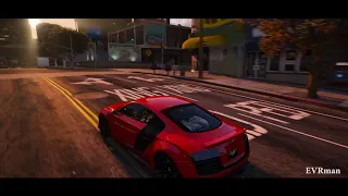 ► GTA 6 Graphics - Audi R8 V10 Plus ✪ M.V.G.A. - Gameplay! 2017 Realistic Graphics MOD 60FPS