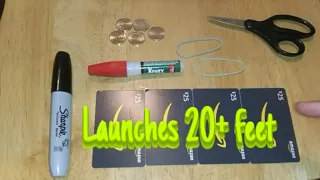 MAKING A GIFT CARD COIN LAUNCHER (DIY)