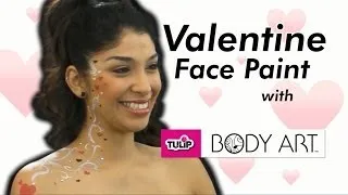 How To Face Paint for Valentine's Day