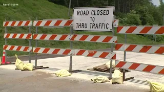 Driver goes through wet concrete, causes $100k damage