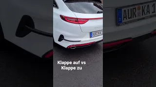 Kia Proceed GT 2022 Facelift Sound | Bastuck AGA und warmer Motor (Klappe auf vs Klappe zu)