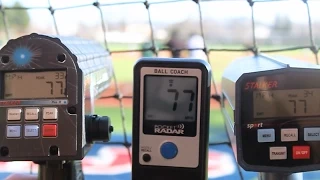 Pocket Radar Accuracy Comparison Test - Baseball Radar Gun