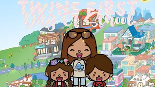 Twins first day of school||With Voice||Toca Boca roleplay||S4 E1