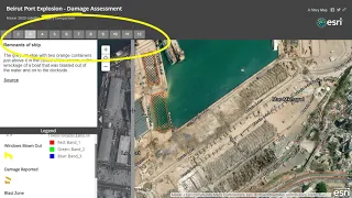 Analyzing the Beirut Port Explosion with Maps and GIS