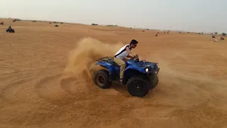 Quad Bike Drifting Desert Safari Dubai