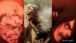 Eren vs Reiner-Eren’s Ragefull Scream