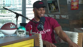 Giants RB Saquon Barkley Talks Eli, Barry Sanders & More with Dan Patrick | Full Interview | 1/29/20