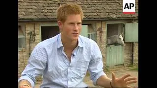 Interview with UK's Prince Harry who celebrates his 21st birthday on Thursday