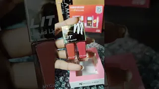 MyGlamm LIT 2 In 1 Liquid Matte Lipstick - Stargazer Unboxing MYGLAMM PRODUCT   @MyGlammMakeup