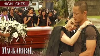 Victoria is emotional during her father's funeral | Magkaribal