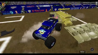 BeamNG. Drive Monster Jam: 8 Vintage Truck Freestyle @MTWS Baltimore 2009 Freestyle