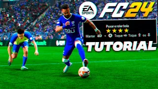 🔥 TUTORIAL DE DRIBLES SUPER BUGADOS DO EA SPORTS FC 24!