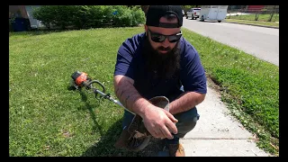 THIS UGLY YARD GETS A MAKEOVER! Start to Finish First time CLEAN UP of neglected property. 4K