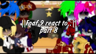 [FNAF]Security Breach[]react to fnaf song[Afton family[6/6]||"GOING BACK"||part 8||