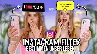 INSTAGRAM FILTER BESTIMMEN 24H UNSER LEBEN 🤣 mit meiner Schwester