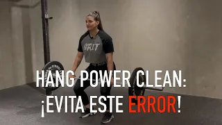 Hang Power Clean: ¡evita este ERROR si quieres levantar más peso!