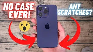 iPhone 14 Pro with NO Case! 3 Month Update -- Should You Use a Case and Screen Protector?