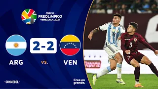 ARGENTINA vs. VENEZUELA [2-2] | RESUMEN | CONMEBOL PREOLÍMPICO | FASE FINAL