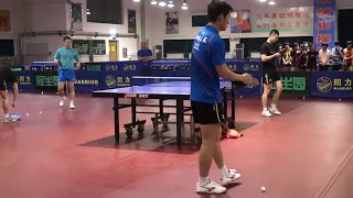 Ma Long Zhang Jike Training Session Uncut